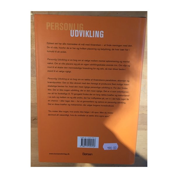 stergaard, Per: Personlig udvikling